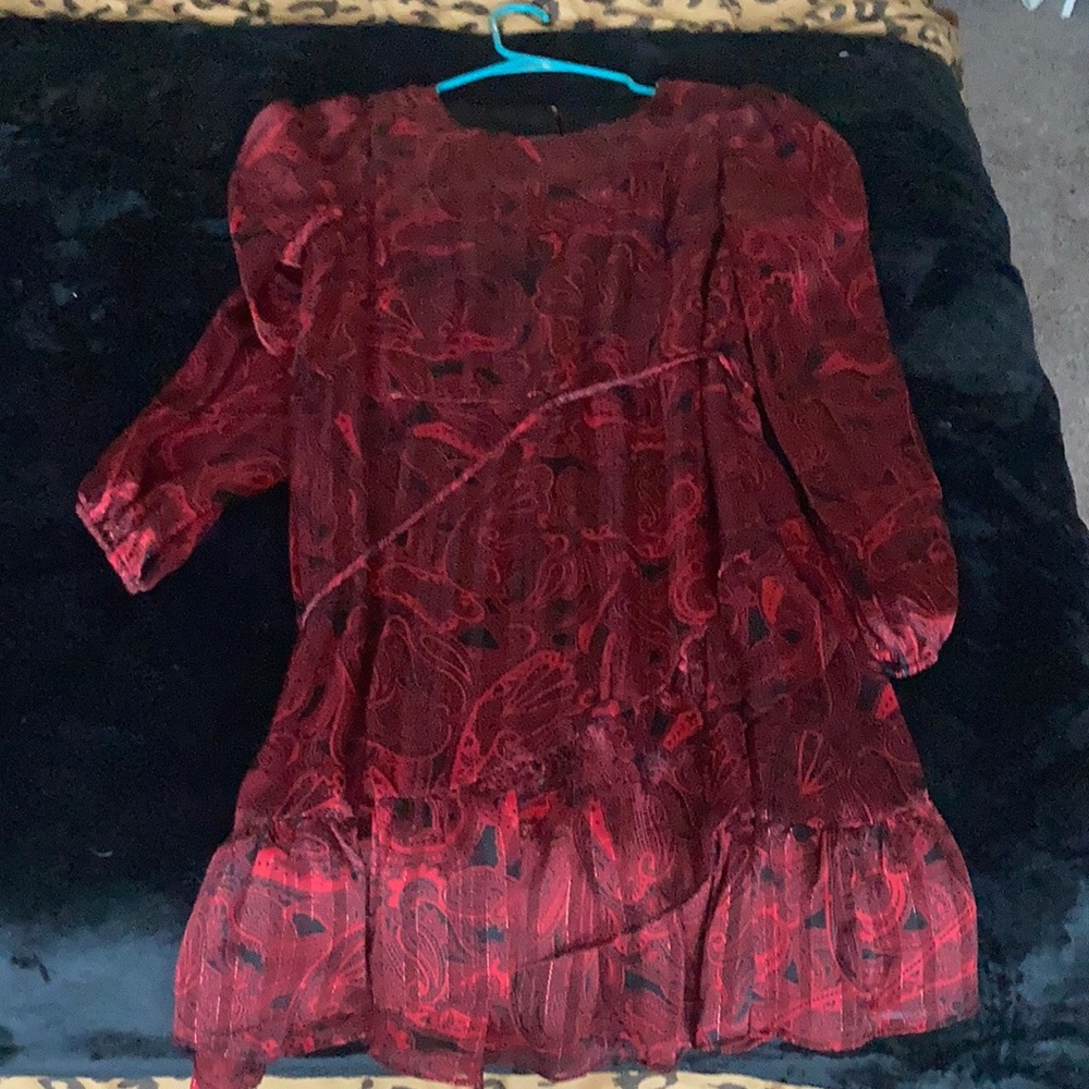 Red beautiful dress